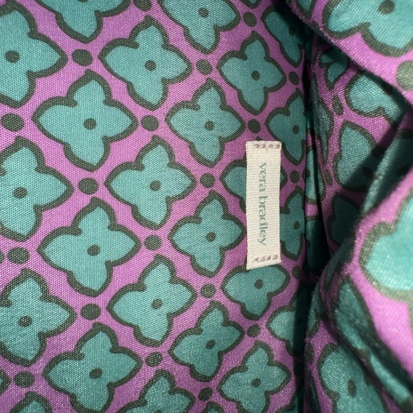 Vera Bradley Olive Quilted Backpack - Picture 8 of 8